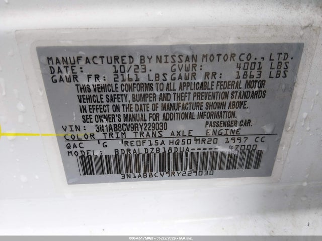Nissan Sentra Sv Xtronic Cvt
