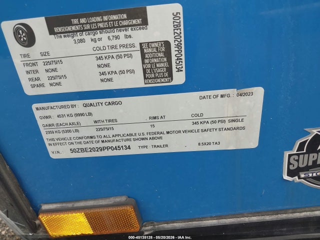 Quality 20 Enclosed Trailer
