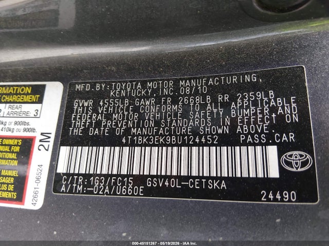 Toyota Camry Se V6