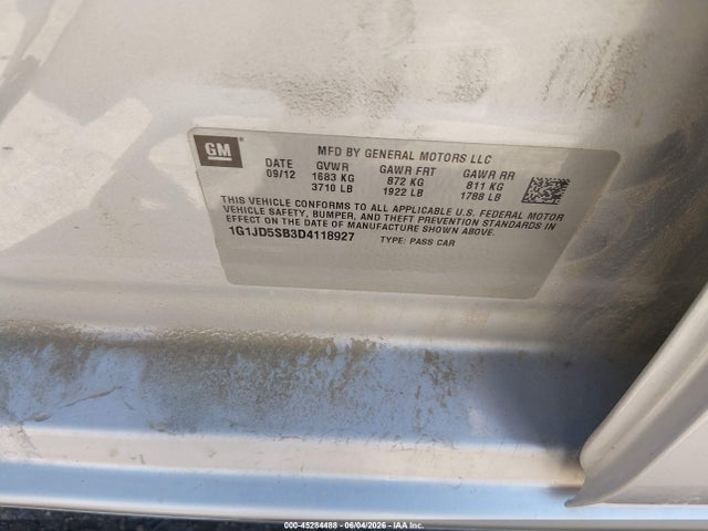 Chevrolet Sonic Lt Manual