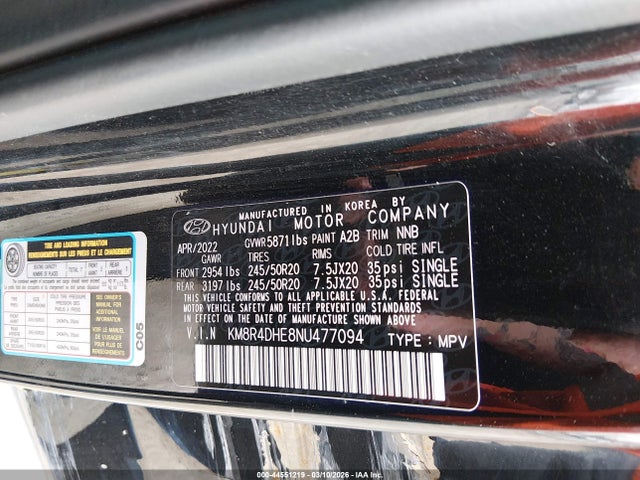 Hyundai PALISADE Sel