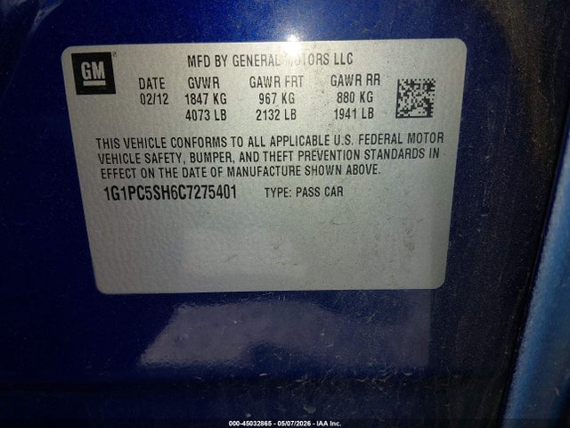 Chevrolet Cruze Ls