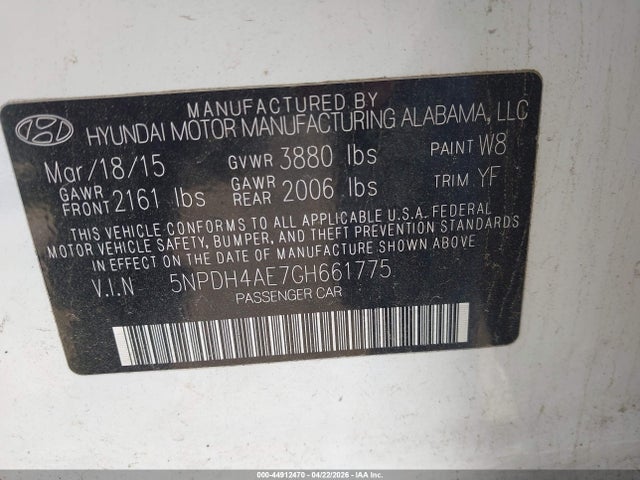 Hyundai ELANTRA Se