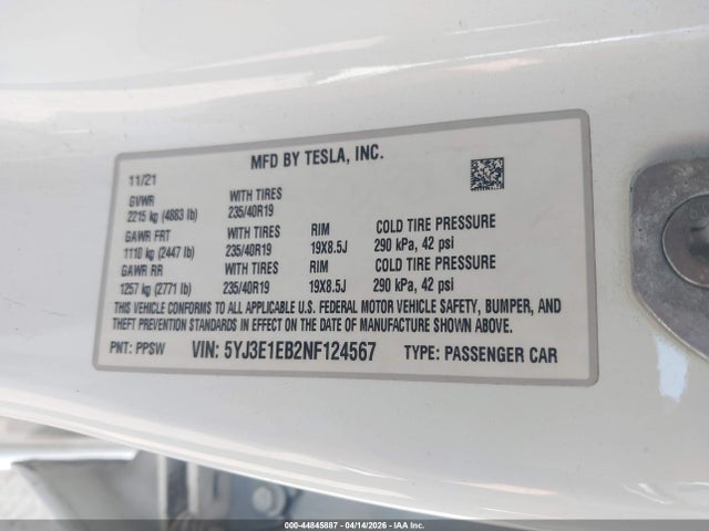 Tesla Model 3 Long Range Dual Motor All-wheel Drive