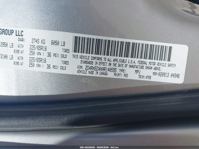 Dodge Grand Caravan Sxt