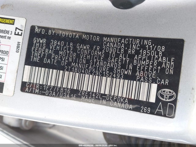 Toyota Corolla Le
