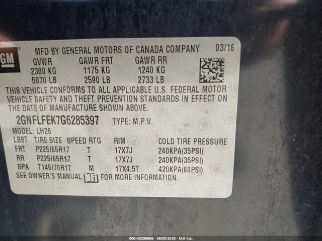 Chevrolet Equinox Lt
