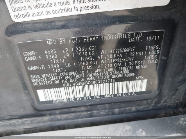 Subaru Outback 2.5i Premium