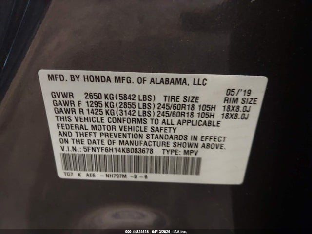 Honda Pilot Lx