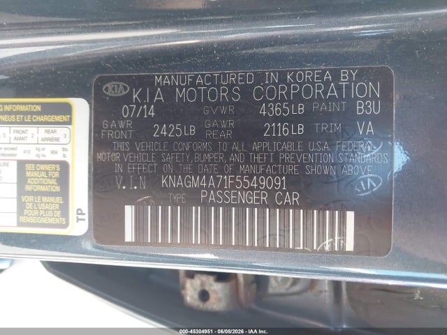 Kia Optima Lx