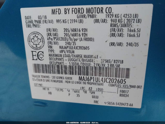 Ford EcoSport Se