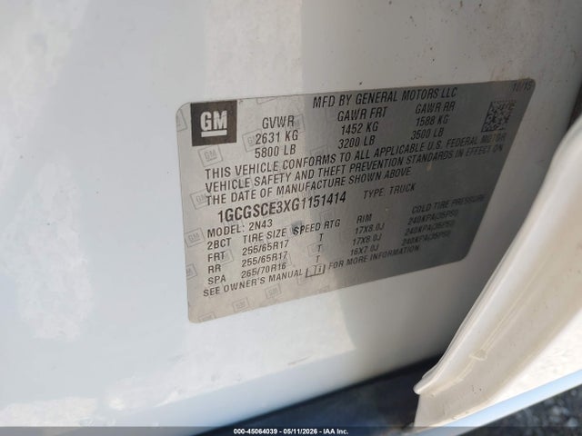 Chevrolet Colorado Lt
