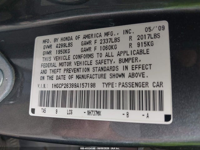 Honda Accord 2.4 Lx