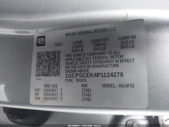Chevrolet Colorado 2wd  Short Box Lt