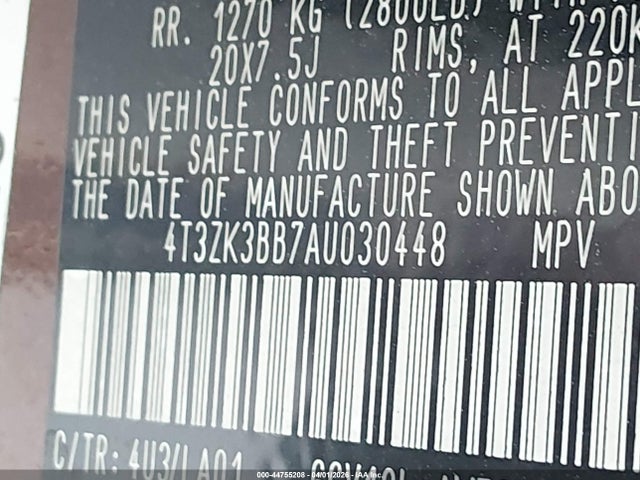 Toyota Venza Base V6