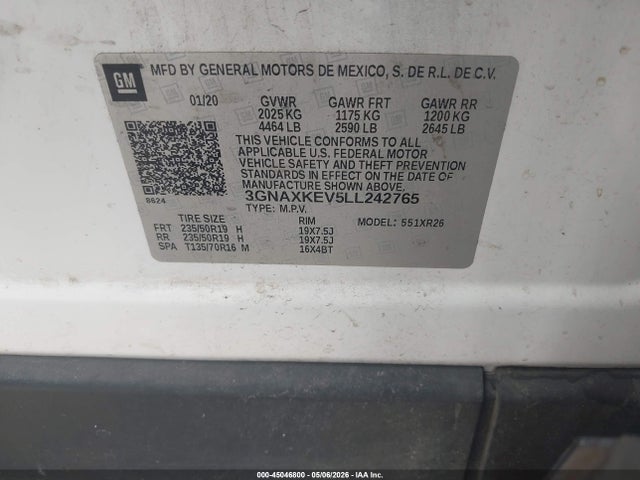 Chevrolet Equinox Fwd Lt 1.5l Turbo