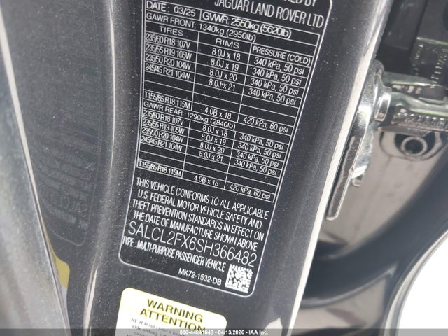 Land Rover Discovery Dynamic Se