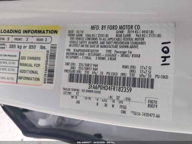 Ford Fusion Se