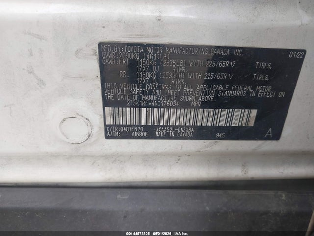 Toyota RAV4 Le