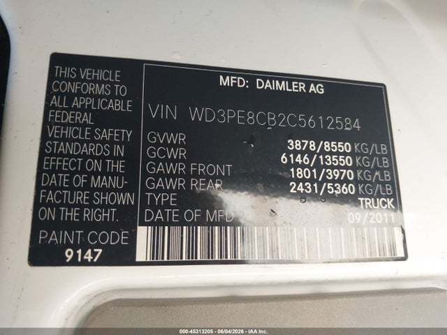 Mercedes-Benz Sprinter 2500 High Roof