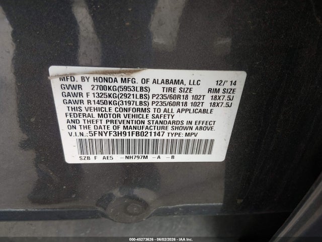 Honda Pilot Touring