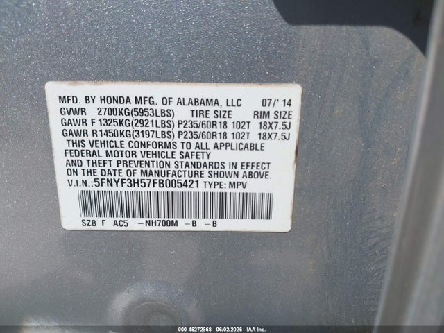 Honda Pilot Ex-l