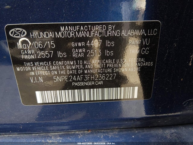 Hyundai SONATA Se