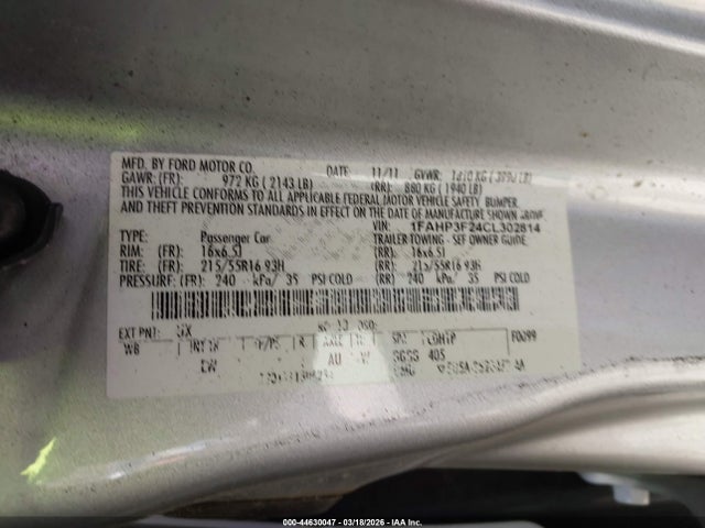 Ford Focus Se