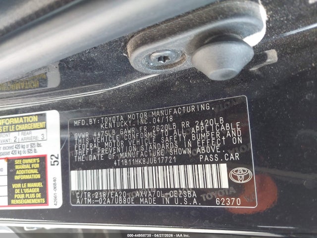 Toyota Camry Se