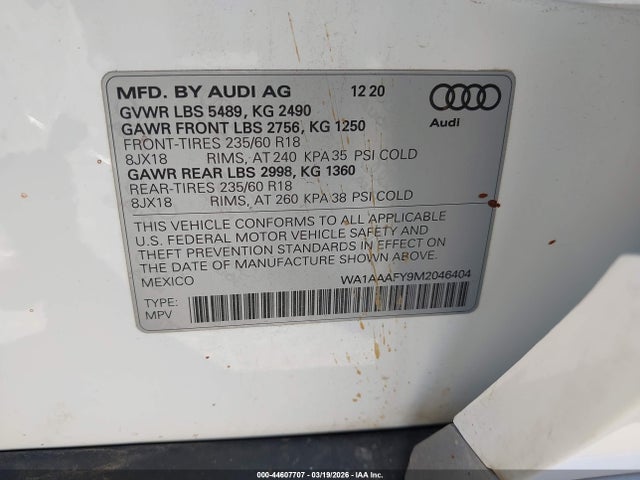 Audi Q5 Premium 45 Tfsi Quattro S Tronic