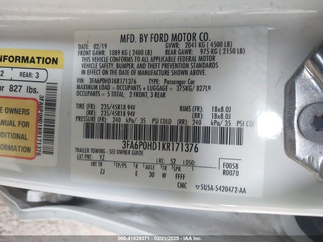 Ford Fusion Se