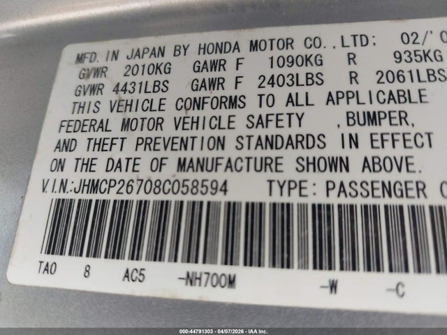 Honda Accord 2.4 Ex