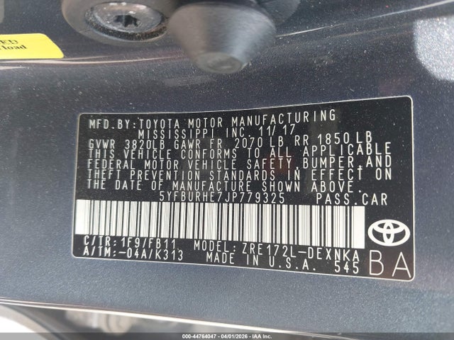 Toyota Corolla Le