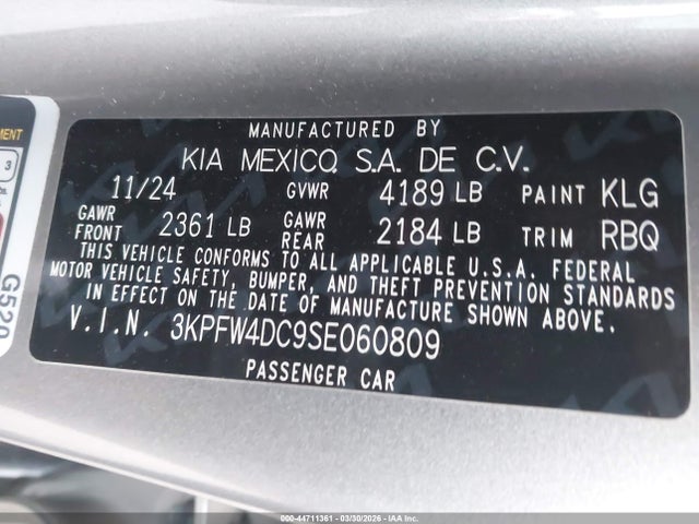 Kia K4 Gt-line Turbo