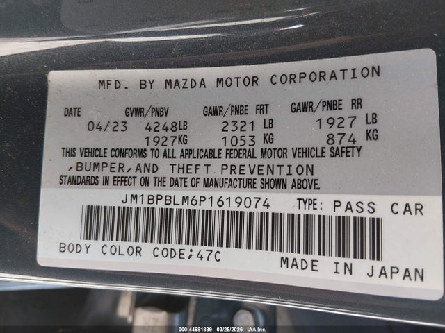 Mazda Mazda3 2.5 S Carbon Edition