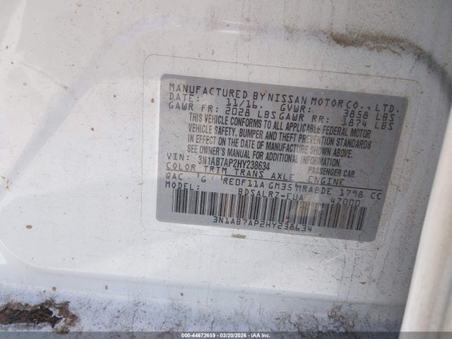 Nissan Sentra Sr