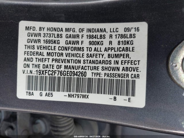 Honda Civic Ex