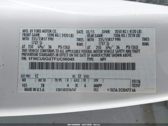 Ford Escape Se
