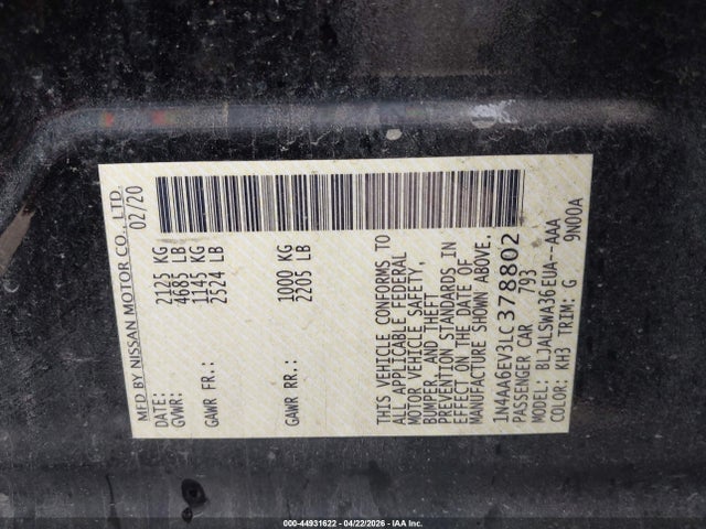 Nissan Maxima Sr Xtronic Cvt