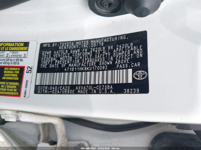 Toyota Camry Se
