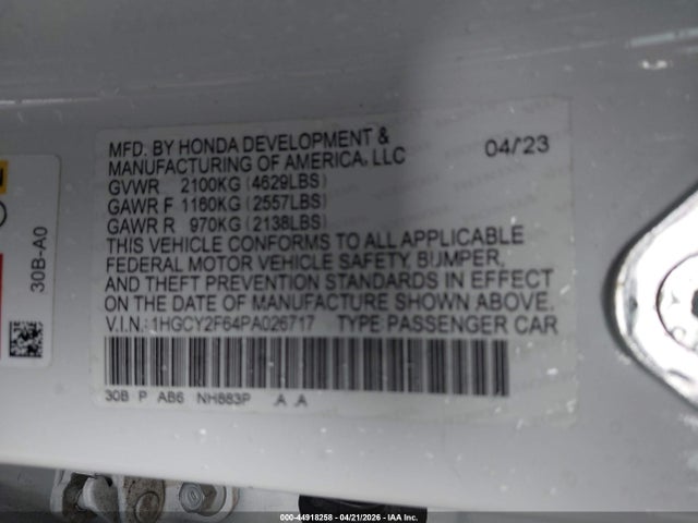 Honda Accord Ex-l