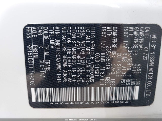 Nissan Rogue Sl Fwd