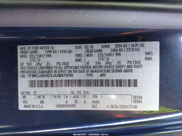 Ford Escape Sel