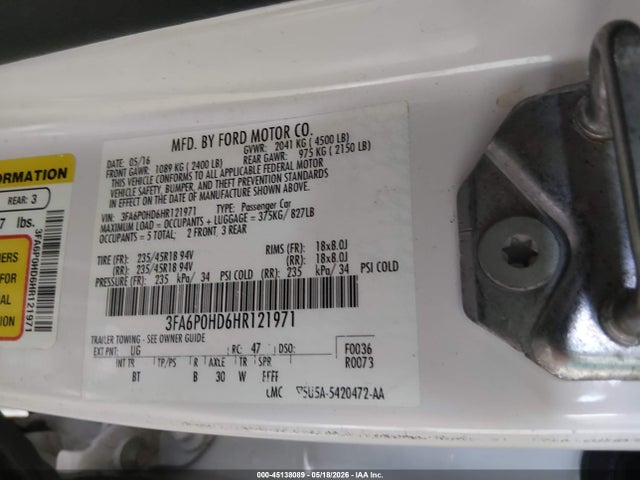 Ford Fusion Se