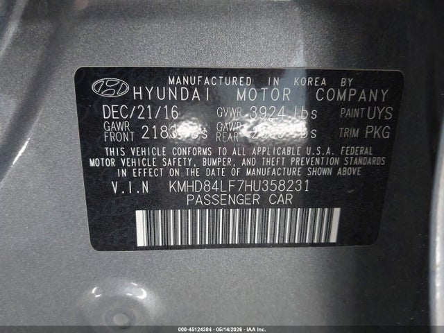 Hyundai ELANTRA Limited