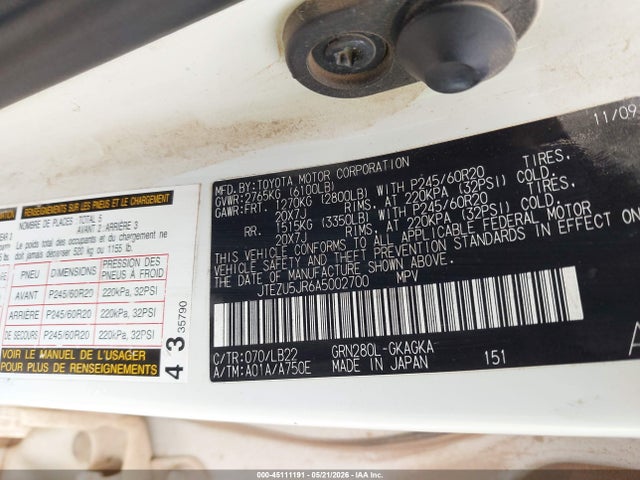 Toyota 4Runner Limited V6