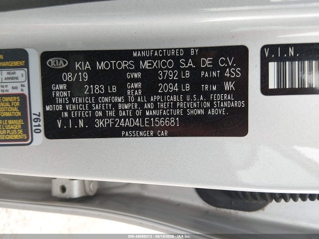 Kia Forte Lxs