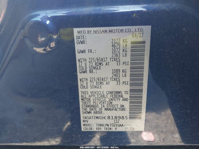 Nissan Rogue S