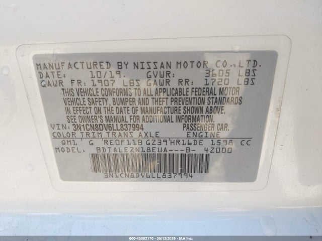Nissan Versa S Xtronic Cvt