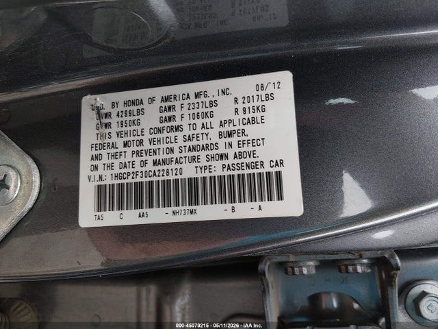 Honda Accord 2.4 Lx